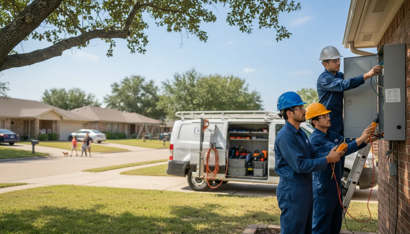 Certified electrician providing emergency electrical services in Hopedale, IL